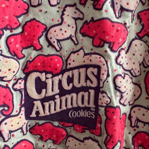 Vintage Mother's Cookies Circus Animal Cookies Puff Print Tshirt - Picture 4 of 7
